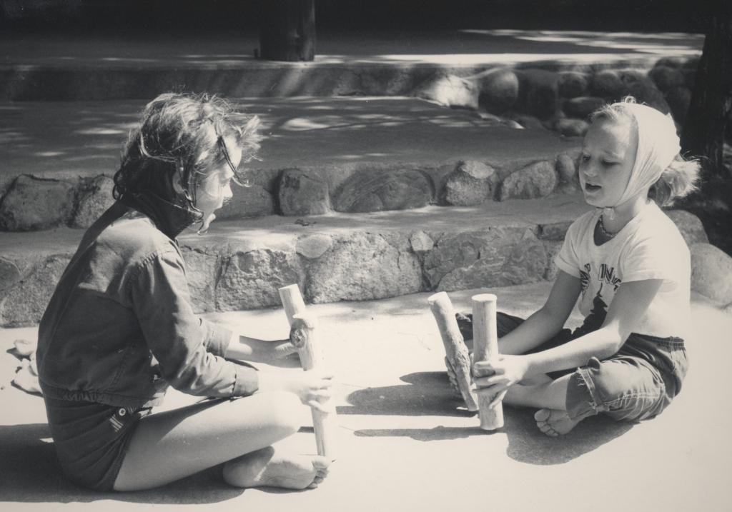 historic image of young foster kids at MCHS