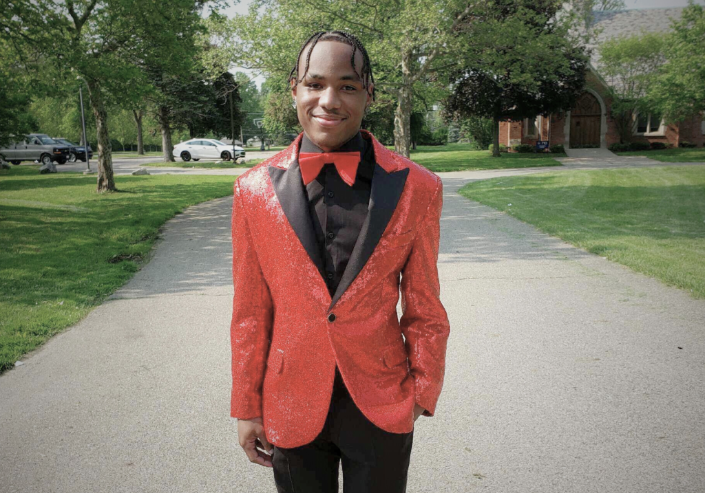 teenage boy going to prom