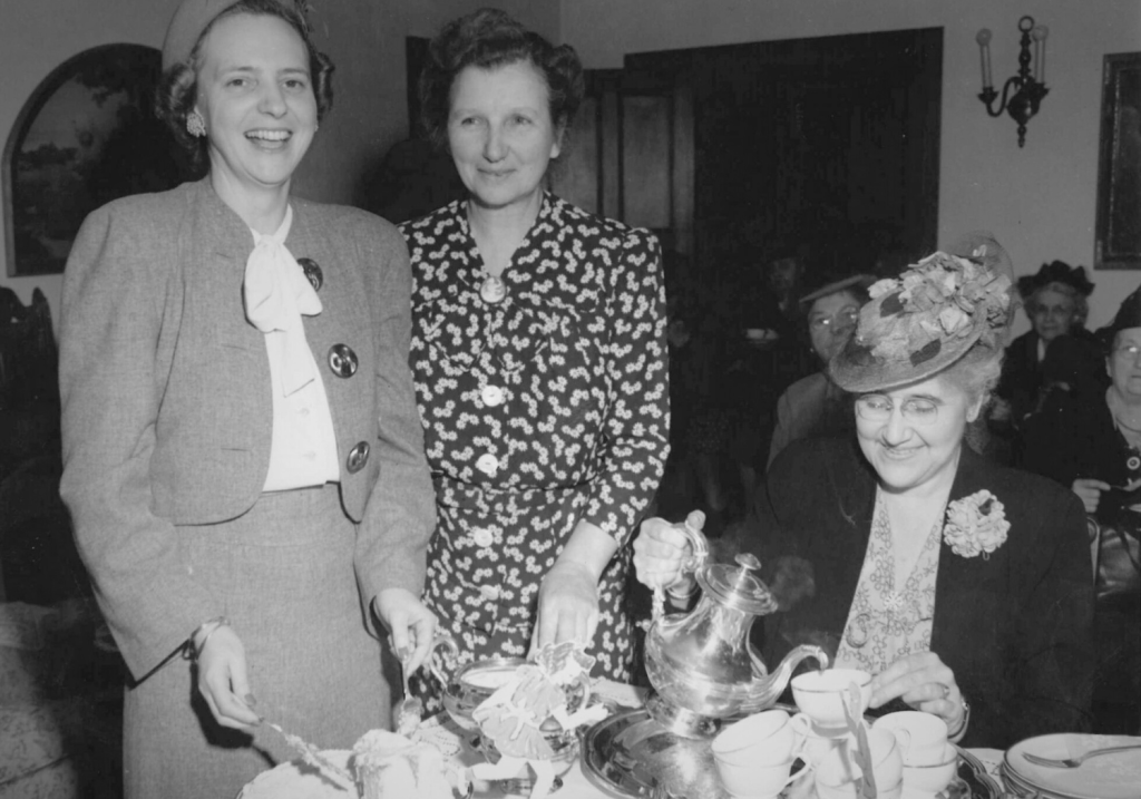 Anna Kresge, Sophie Sprague, and Frances Knight