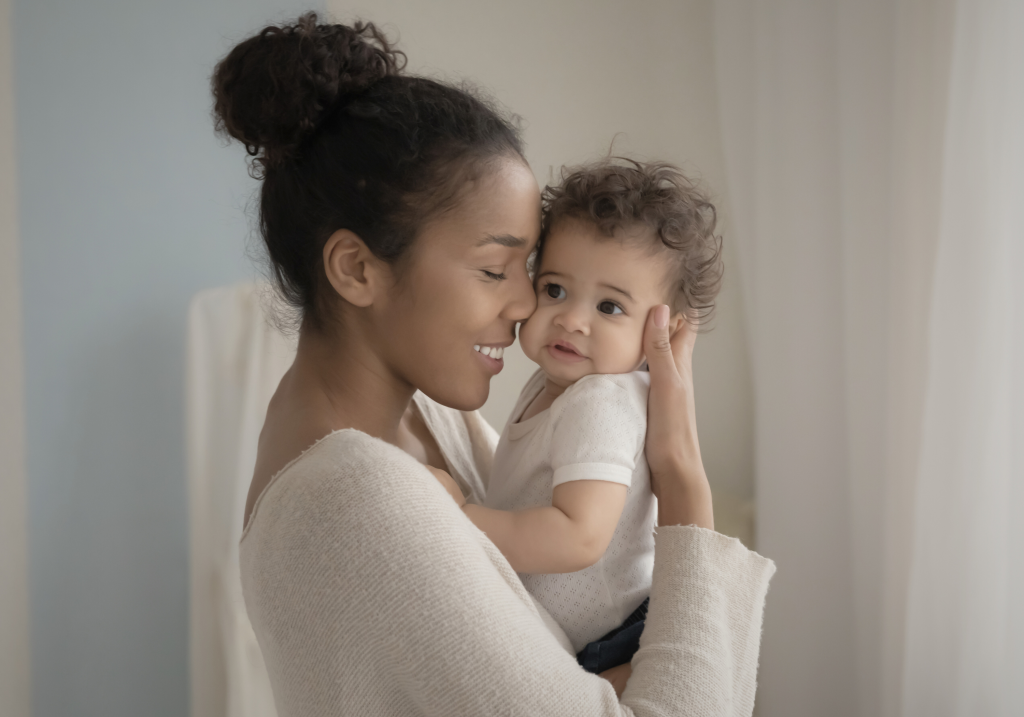 Mom with baby