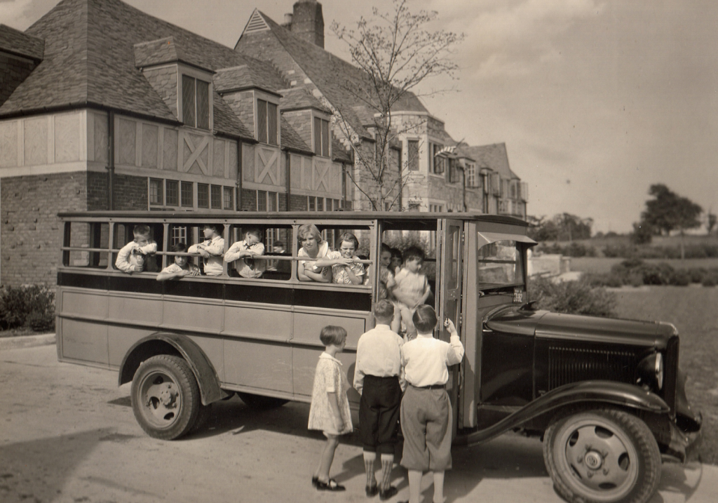 historic image of MCHS foster kids