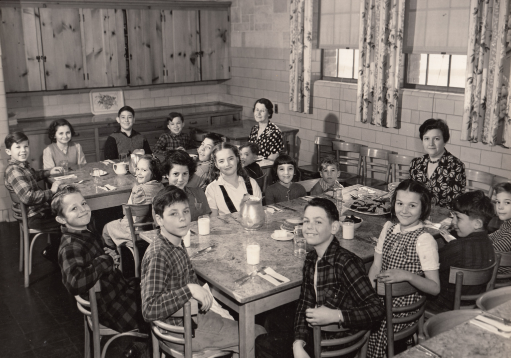 historic image of MCHS foster kids